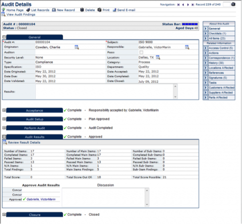 Audit Management Software from Harrington Group
