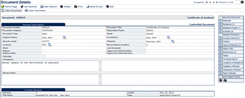 Document Control Software System
